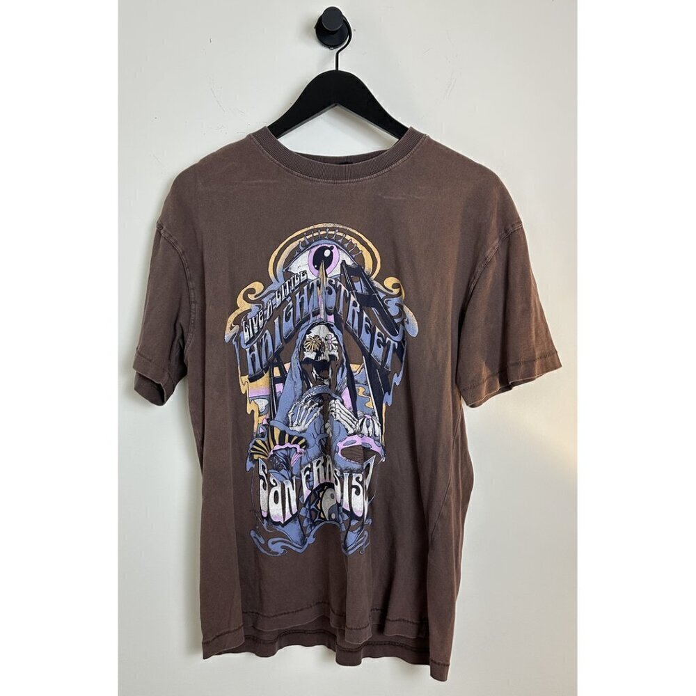 Nordstrom Loose Fit Graphic Tee in Brown Size Medium